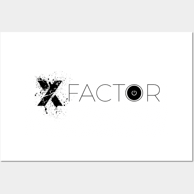 X-Factor EDU Logo Black Wall Art by X-Factor EDU